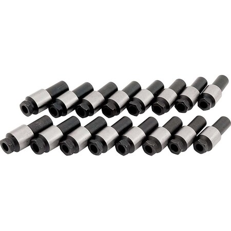 Allstar Performance 0.44 in. Rocker Arm Nut Kit for Small Block Chevy - 16 Piece, 16PK ALL90207